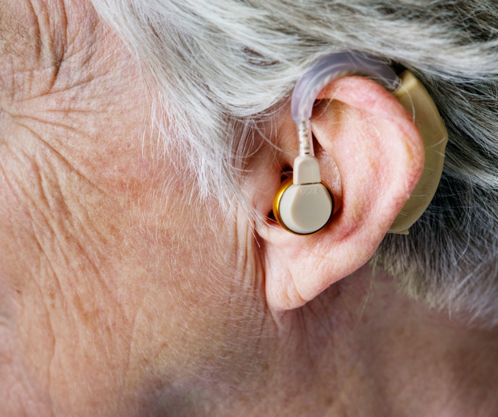 Older hearing aid 