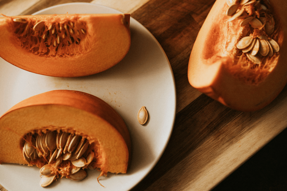 Pumpkin - A healthy hearing food. 